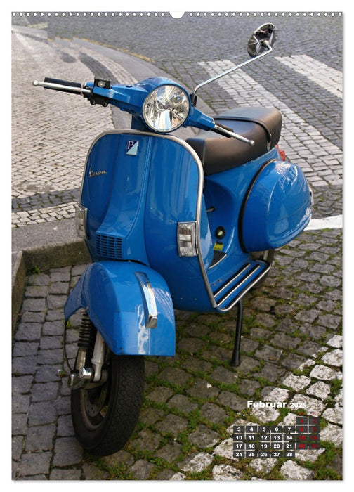 Die Liebe zur Vespa (CALVENDO Wandkalender 2025)