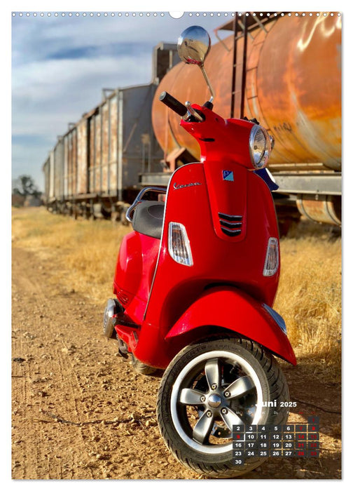 Die Liebe zur Vespa (CALVENDO Wandkalender 2025)