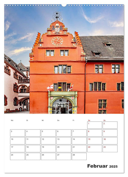 Freiburg - Reiseplaner (CALVENDO Wandkalender 2025)