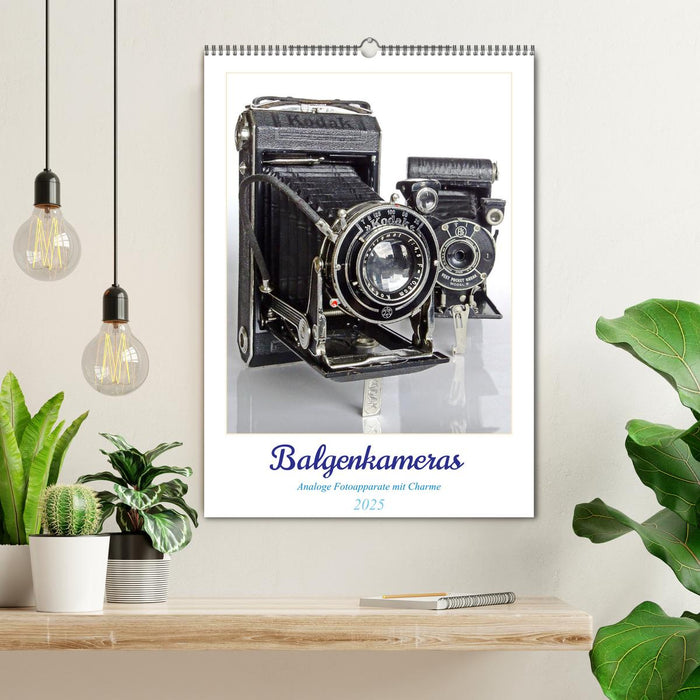 Balgenkameras - Analoge Fotoapparate mit Charme (CALVENDO Wandkalender 2025)