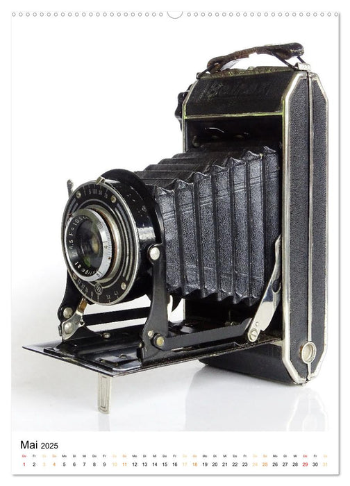 Balgenkameras - Analoge Fotoapparate mit Charme (CALVENDO Wandkalender 2025)