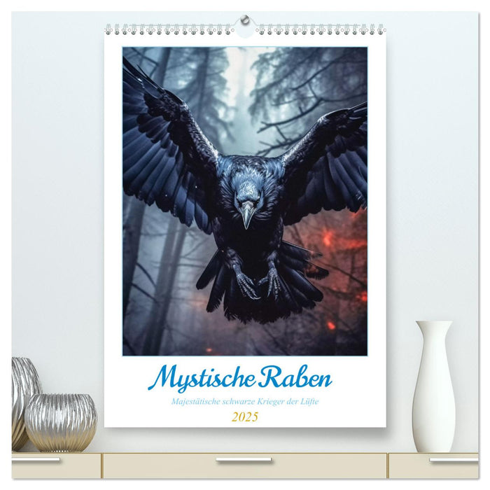 Mystische Raben (CALVENDO Premium Wandkalender 2025)