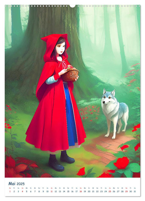 Märchen für Kinder (CALVENDO Premium Wandkalender 2025)