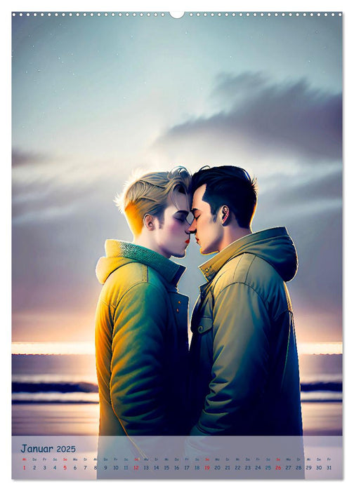 Schwule Liebe (CALVENDO Wandkalender 2025)