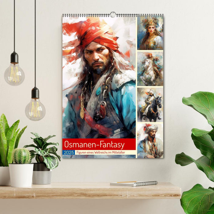 Osmanen-Fantasy. Figuren eines Weltreichs im Mittelalter (CALVENDO Wandkalender 2025)