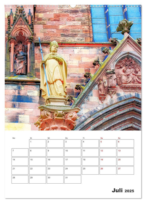 Freiburg - Reiseplaner (CALVENDO Premium Wandkalender 2025)