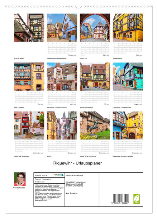 Riquewihr - Urlaubsplaner (CALVENDO Premium Wandkalender 2025)