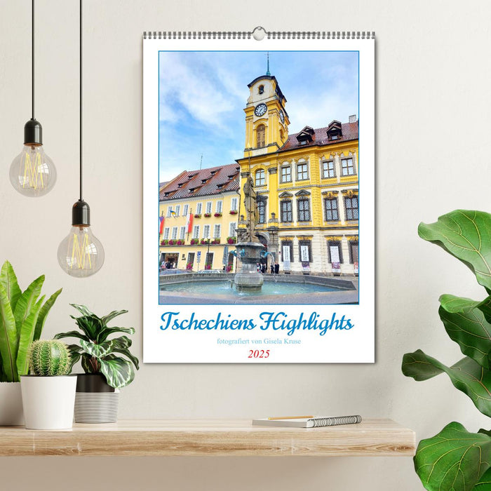 Tschechiens Highlights (CALVENDO Wandkalender 2025)