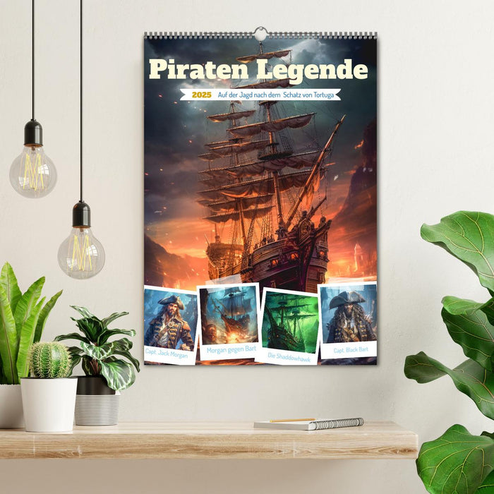 Piraten Legende (CALVENDO Wandkalender 2025)