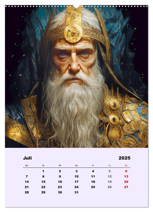 Magische Reise zu mystischen Wesen. Keltische Fantasie-Gestalten (CALVENDO Premium Wandkalender 2025)