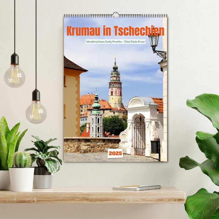 Krumau in Tschechien - Wunderschönes Cesky Krumlov (CALVENDO Wandkalender 2025)