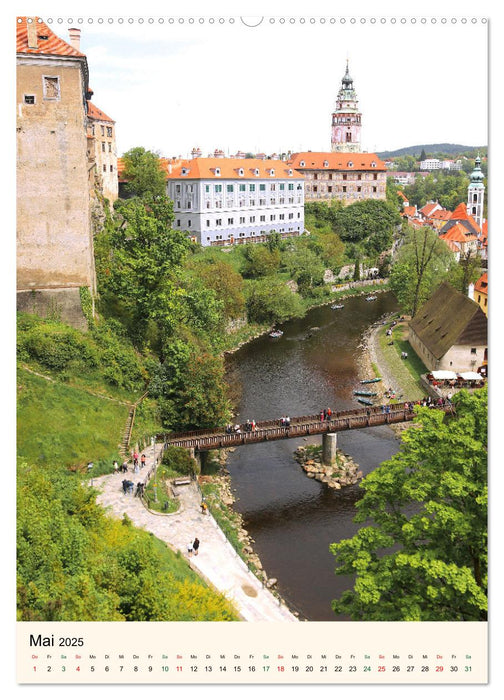 Krumau in Tschechien - Wunderschönes Cesky Krumlov (CALVENDO Wandkalender 2025)