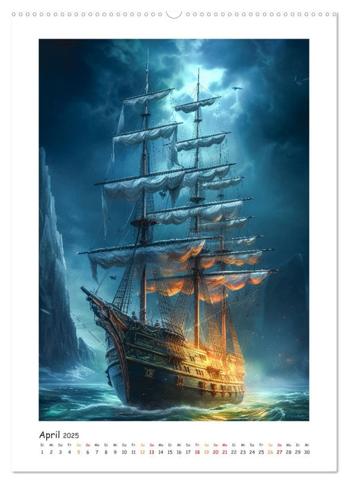 Piratenschiffe (CALVENDO Premium Wandkalender 2025)