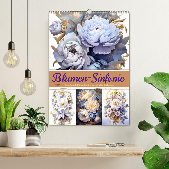 Blumen-Sinfonie (CALVENDO Wandkalender 2025)