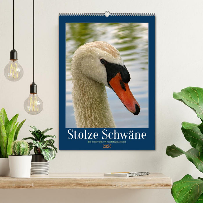 Stolze Schwäne (CALVENDO Wandkalender 2025)