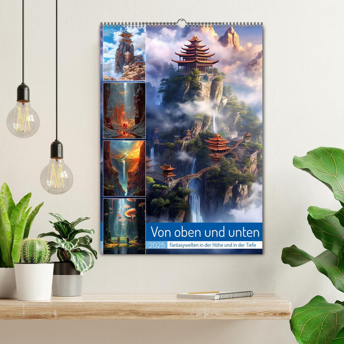 Von oben und unten (CALVENDO Wandkalender 2025)