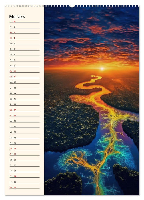 Von oben und unten (CALVENDO Wandkalender 2025)