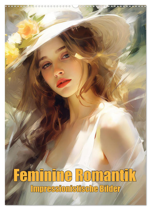 Feminine Romantik – Impressionistische Bilder (CALVENDO Wandkalender 2025)