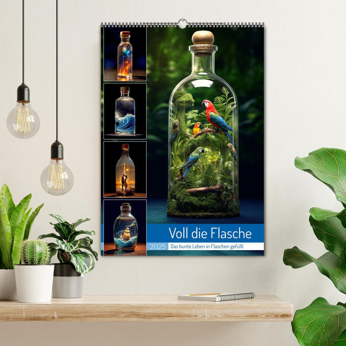 Voll die Flasche (CALVENDO Wandkalender 2025)