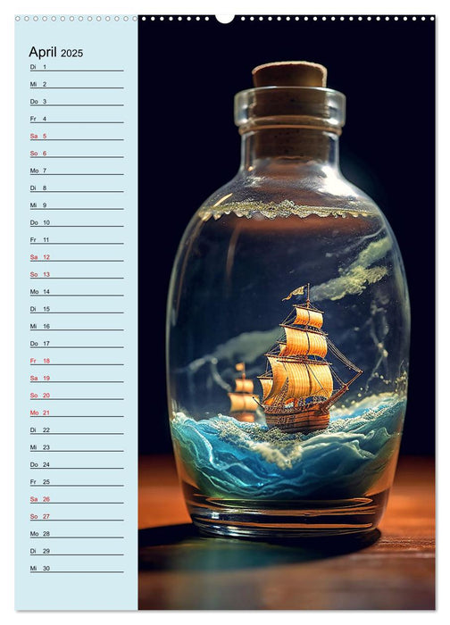 Voll die Flasche (CALVENDO Wandkalender 2025)