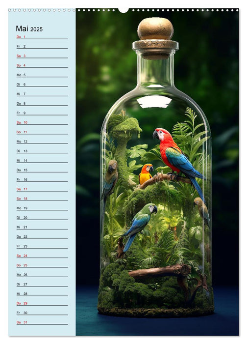 Voll die Flasche (CALVENDO Wandkalender 2025)