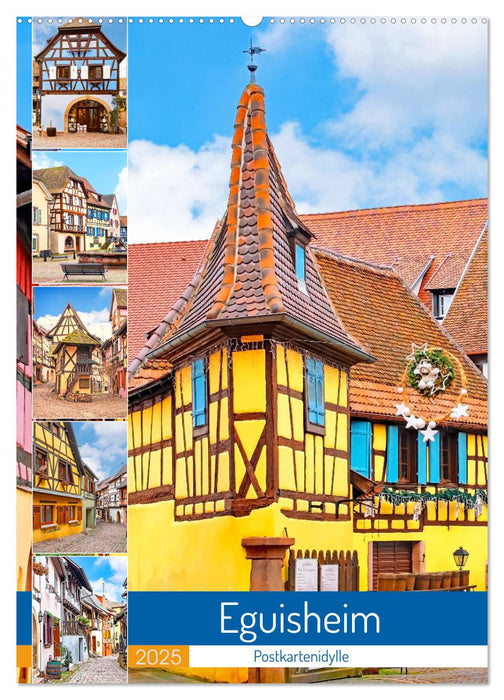 Eguisheim - Postkartenidylle (CALVENDO Wandkalender 2025)