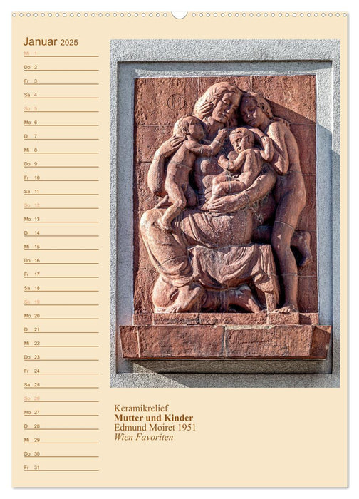 Mütter mit Kindern in der Kunst (CALVENDO Premium Wandkalender 2025)