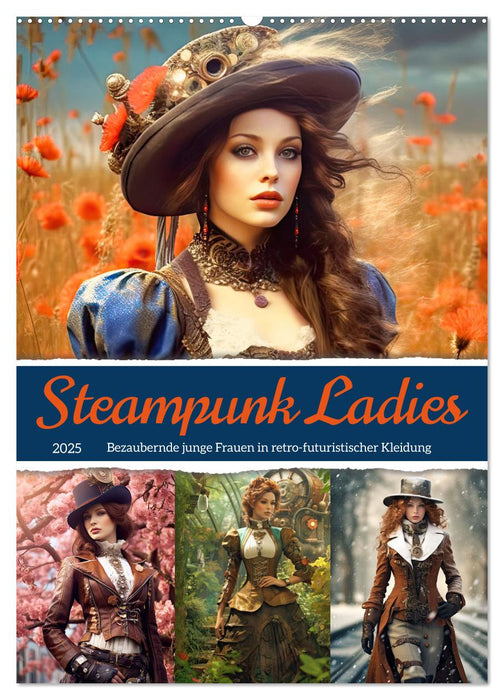 Steampunk Ladies (CALVENDO Wandkalender 2025)