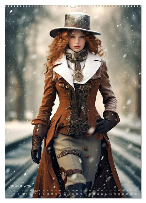 Steampunk Ladies (CALVENDO Wandkalender 2025)