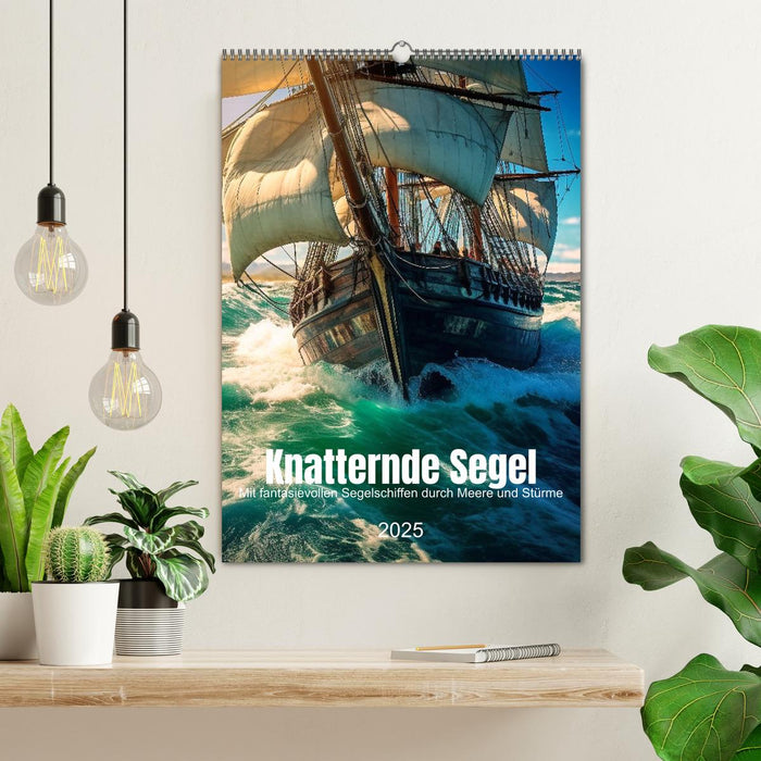 Knatternde Segel (CALVENDO Wandkalender 2025)