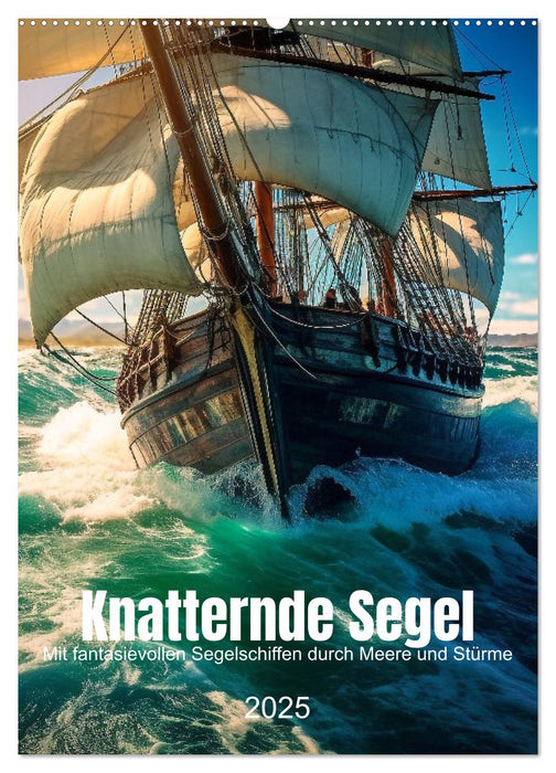 Knatternde Segel (CALVENDO Wandkalender 2025)