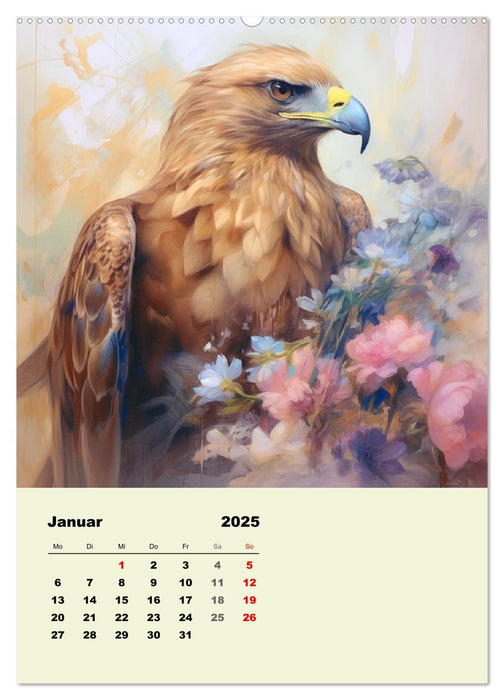 Krafttiere als spirituelle Begleiter (CALVENDO Wandkalender 2025)