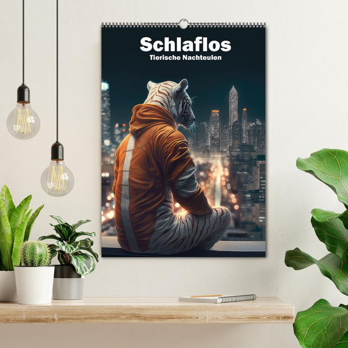 Schlaflos Tierische Nachteulen (CALVENDO Wandkalender 2025)