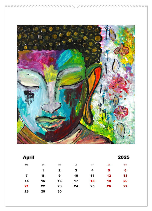 Buddha Relax (CALVENDO Wandkalender 2025)