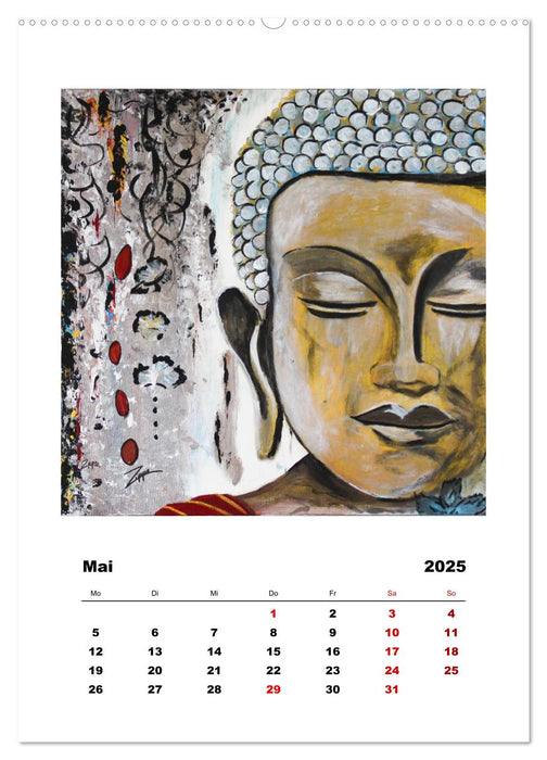 Buddha Relax (CALVENDO Wandkalender 2025)