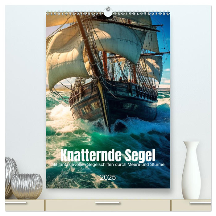 Knatternde Segel (CALVENDO Premium Wandkalender 2025)