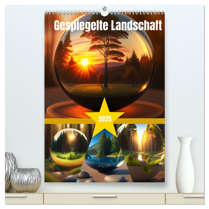 Gespiegelte Landschaft (CALVENDO Premium Wandkalender 2025)