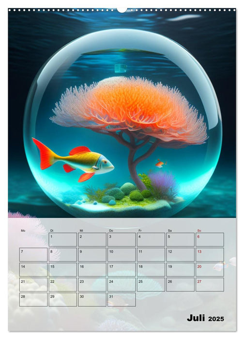 Gespiegelte Landschaft (CALVENDO Premium Wandkalender 2025)