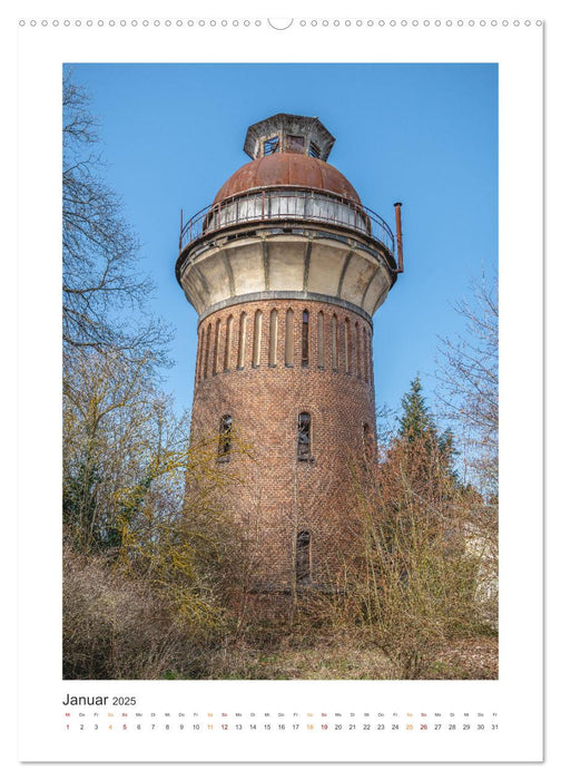 Alte Wassertürme (CALVENDO Wandkalender 2025)