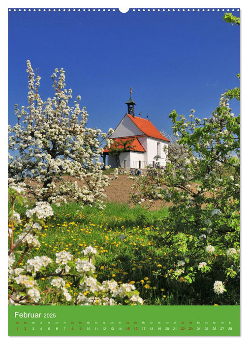 Malerische Kirchen und Kapellen (CALVENDO Wandkalender 2025)