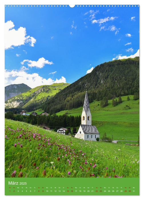 Malerische Kirchen und Kapellen (CALVENDO Wandkalender 2025)