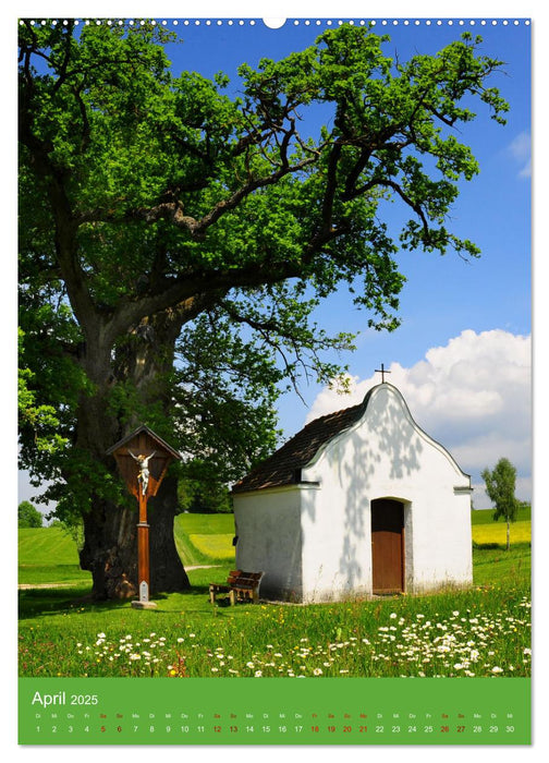 Malerische Kirchen und Kapellen (CALVENDO Wandkalender 2025)