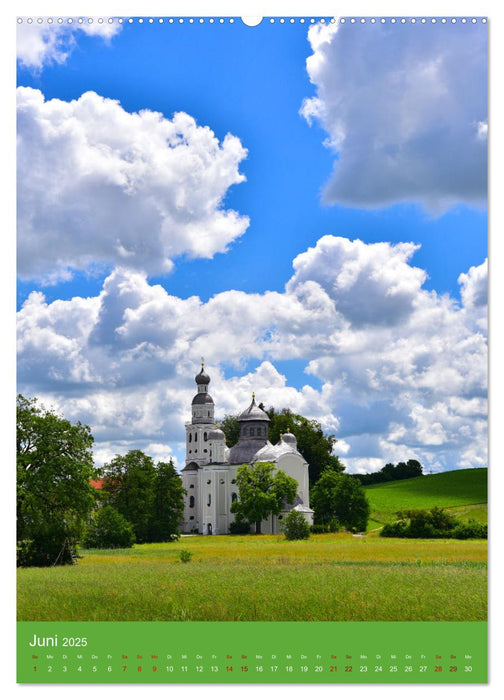 Malerische Kirchen und Kapellen (CALVENDO Wandkalender 2025)