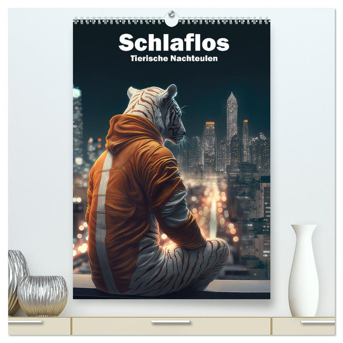 Schlaflos Tierische Nachteulen (CALVENDO Premium Wandkalender 2025)