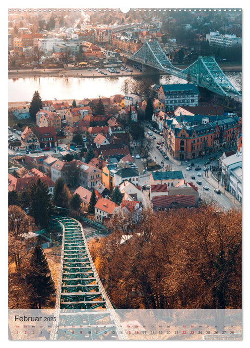 Elbstadt Dresden (CALVENDO Wandkalender 2025)