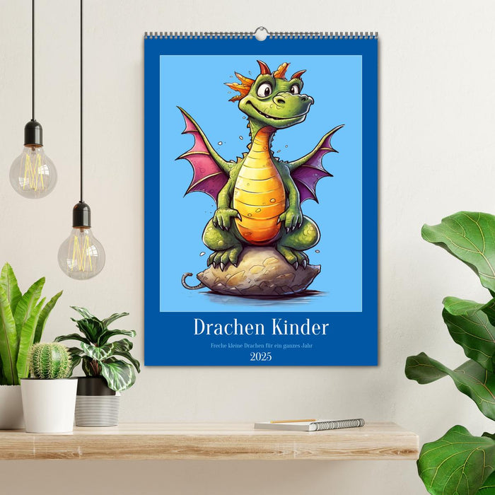 Drachen Kinder (CALVENDO Wandkalender 2025)