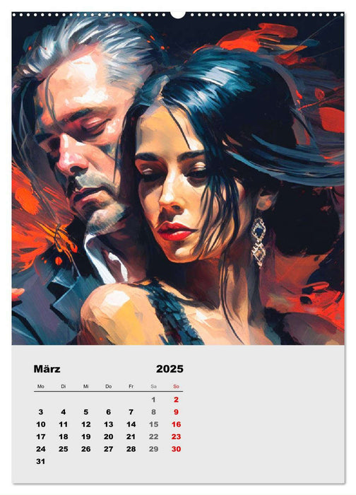Tango Argentino. Grazie, Stolz und Leidenschaft (CALVENDO Premium Wandkalender 2025)