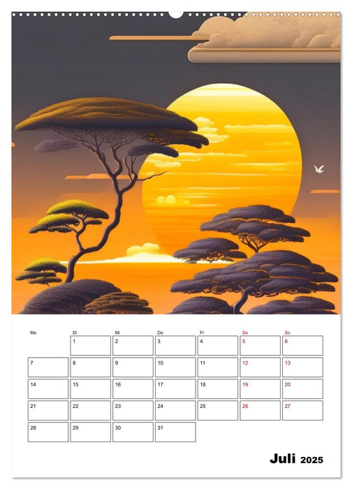 Schöne Landschaften (CALVENDO Premium Wandkalender 2025)