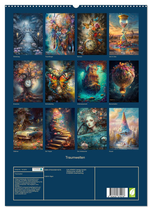 Traumwelten (CALVENDO Premium Wandkalender 2025)