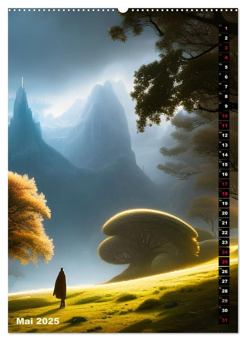 Fantastische Wanderungen (CALVENDO Premium Wandkalender 2025)